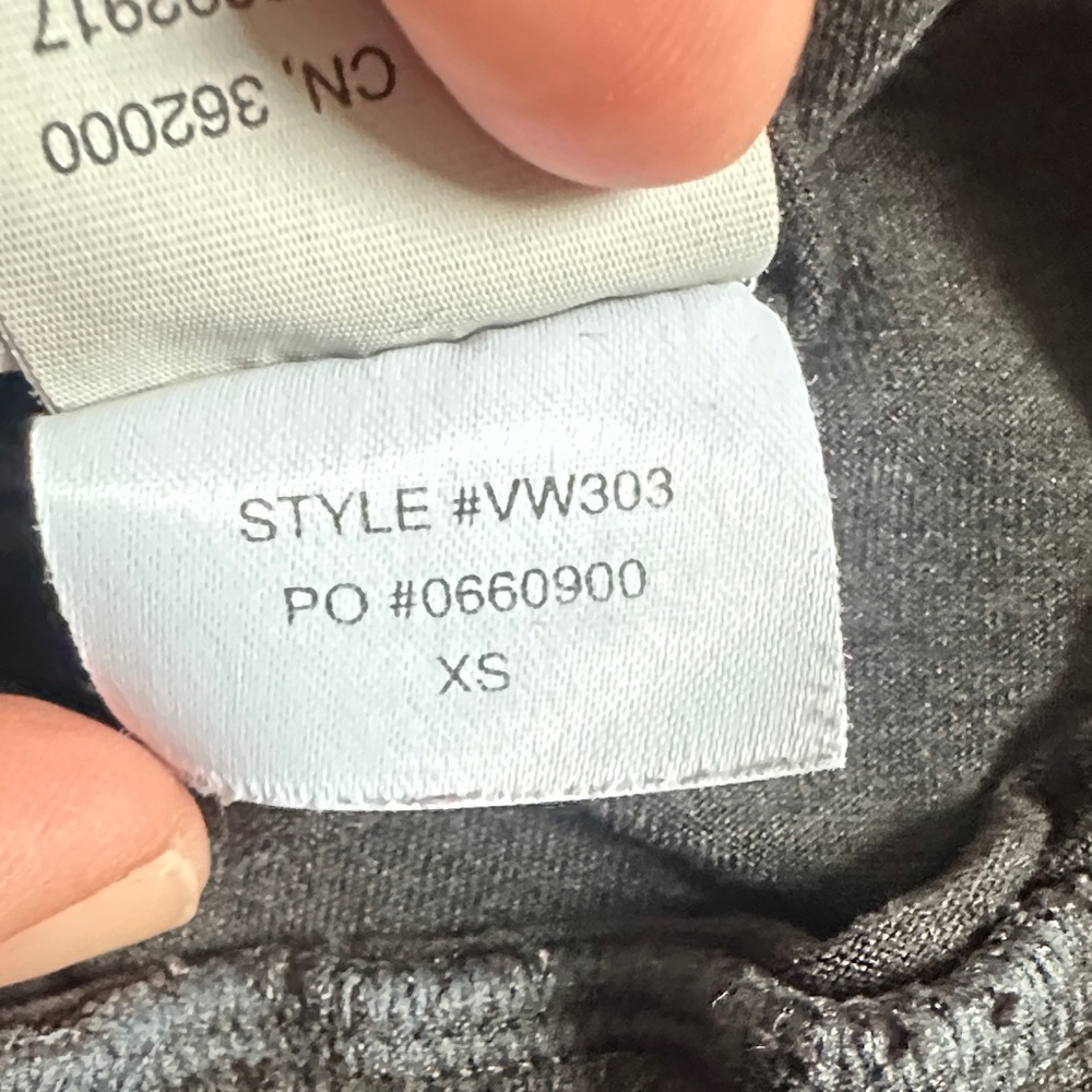 Vuori Black Joggers with White Drawstring - Picture 3 of 3